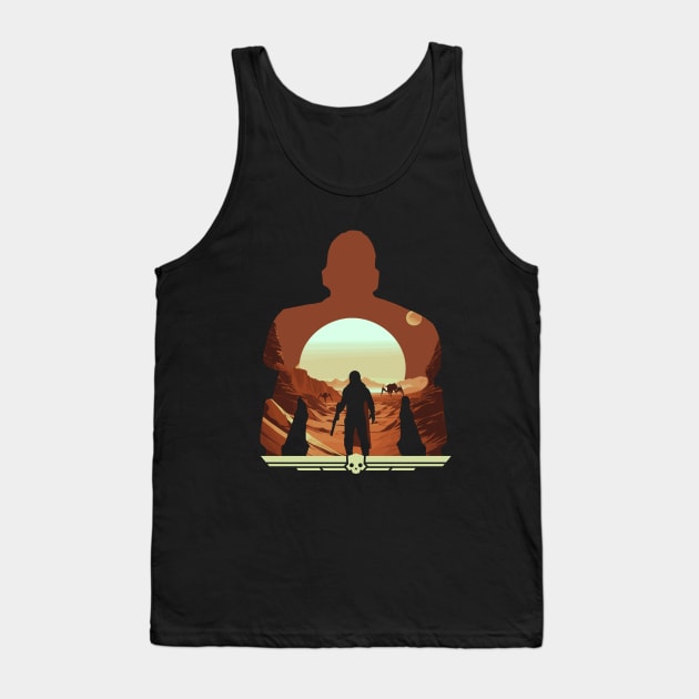 Helldivers 2 *Negative Illusion* Tank Top by MyRetroArt